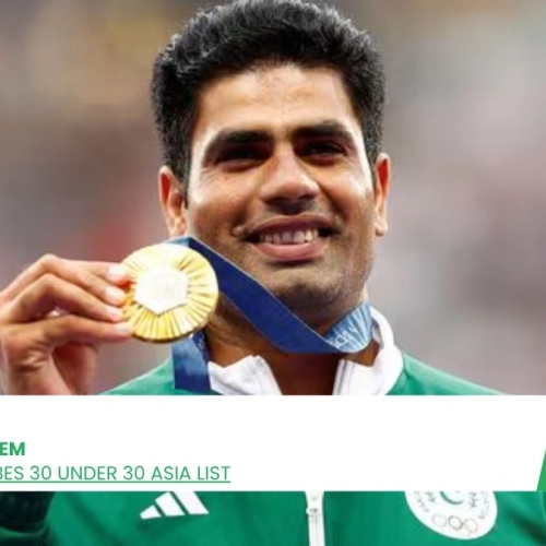 Arshad Nadeem Celebrated in Forbes 30 Under 30 Asia 2025 for Olympic Glory