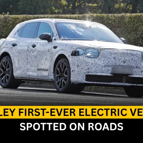 Bentley First-Ever Electric Vehicle Spotted on Roads