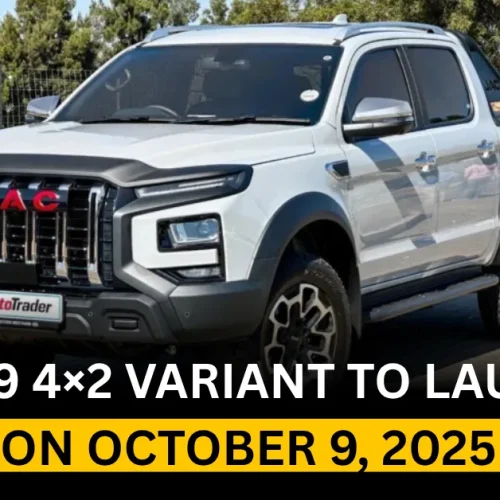 JAC T9 4×2 Variant to Launch on October 9, 2025