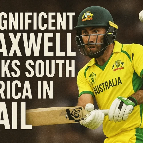 Glenn Maxwell Leads Australia to Epic Nail-Biting Victory 2025!