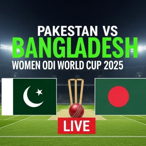 Pakistan vs Bangladesh Women ODI World Cup 2025 Live!